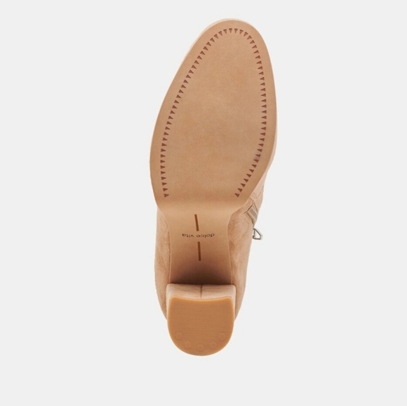 🔹️DOLCE VITA🔹️ Suede Cinny Boots in camel Ankle Booties - Picture 5 of 9
